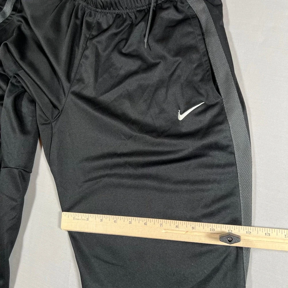 Nike Epic Training Track Pants Black Gray Mens XL Ankle Zip Athletic 835573-020